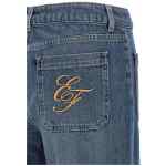 Elisabetta Franchi Logo Embroidery Jeans