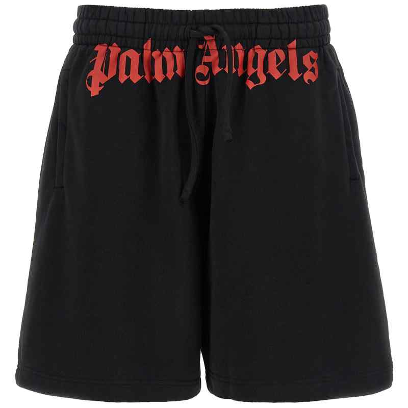 PMCI019S26FLE00110251025_01_M_2026-04-24T06-57-46.145Z Palm Angels Logo Bermuda Shorts
