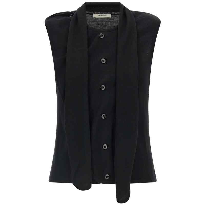PO0053LK1063BK999_01_M_2026-07-16T08-37-32.734Z Lemaire Draped Panel Vest
