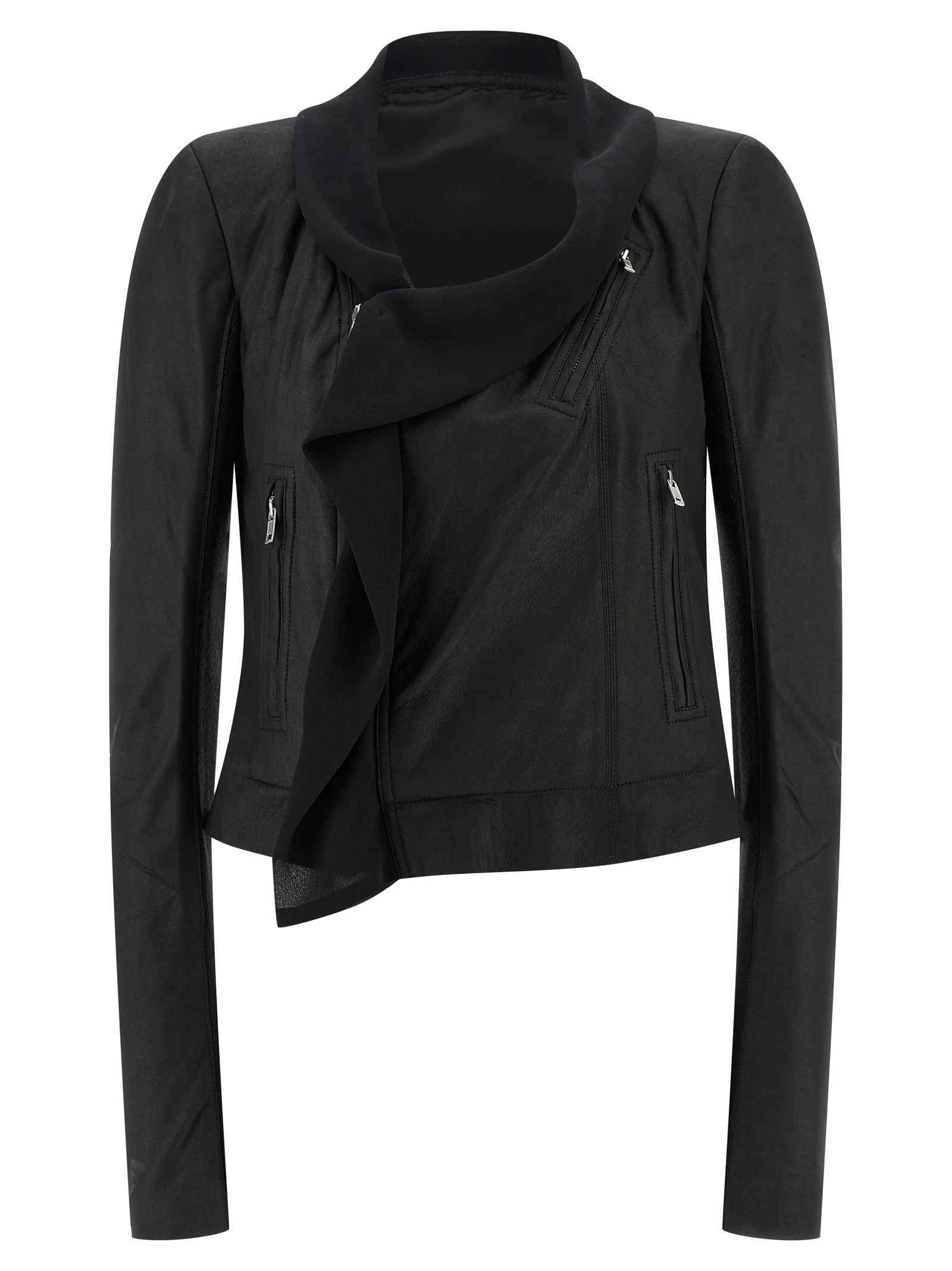 Rick Owens Scarf Biker Jacket