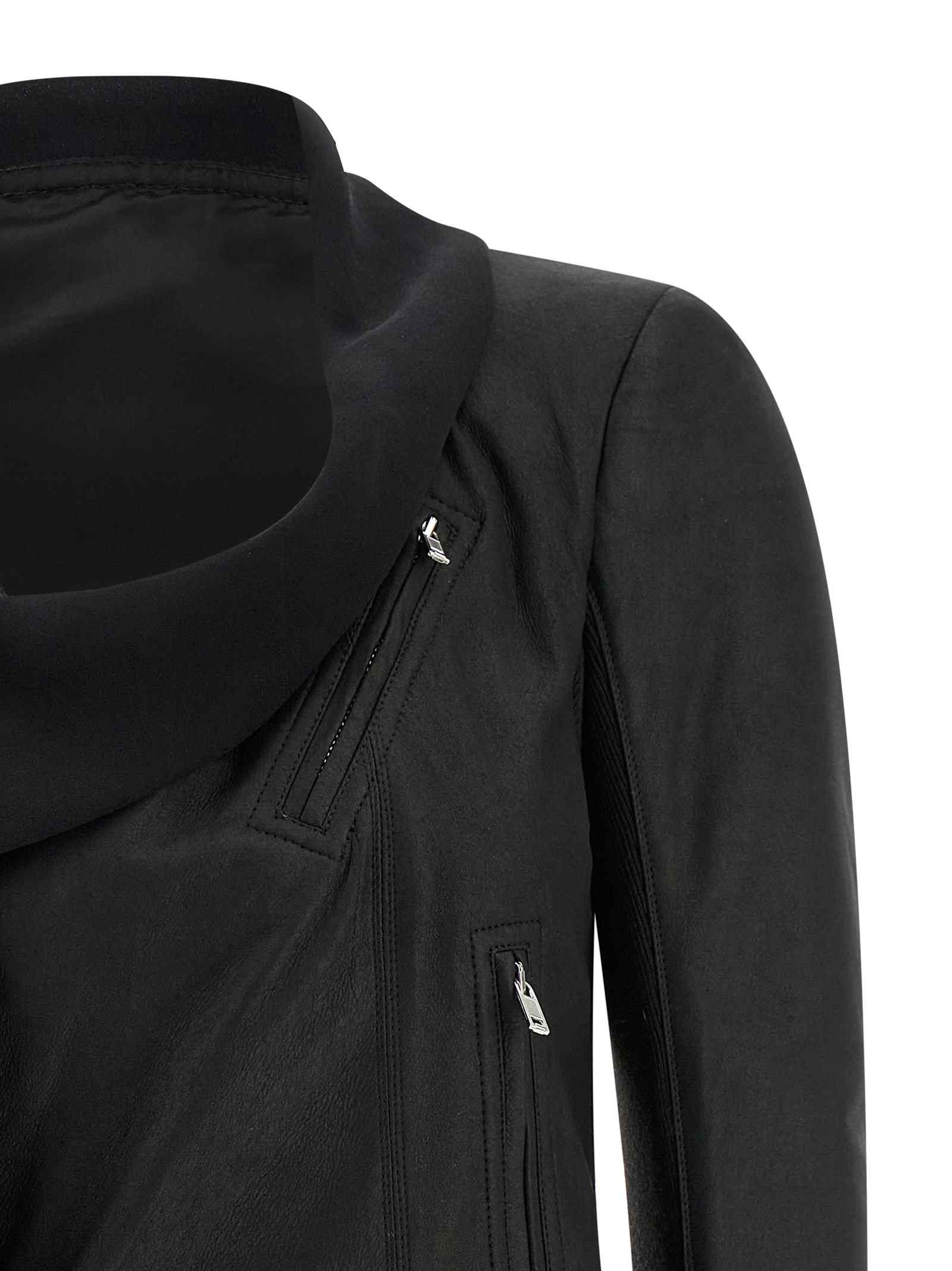 Rick Owens Scarf Biker Jacket