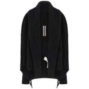 Rick Owens Hooded Medium Wrap Cardigan