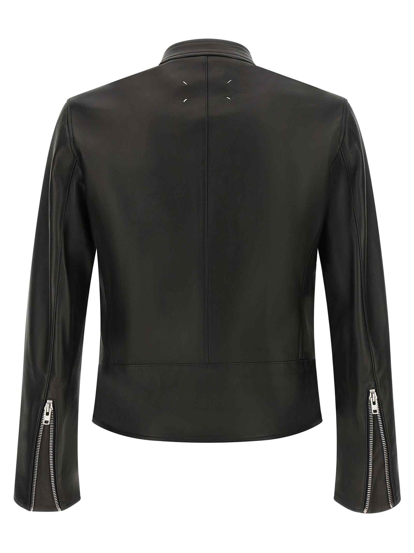 Maison Margiela 5-zip Leather Jacket