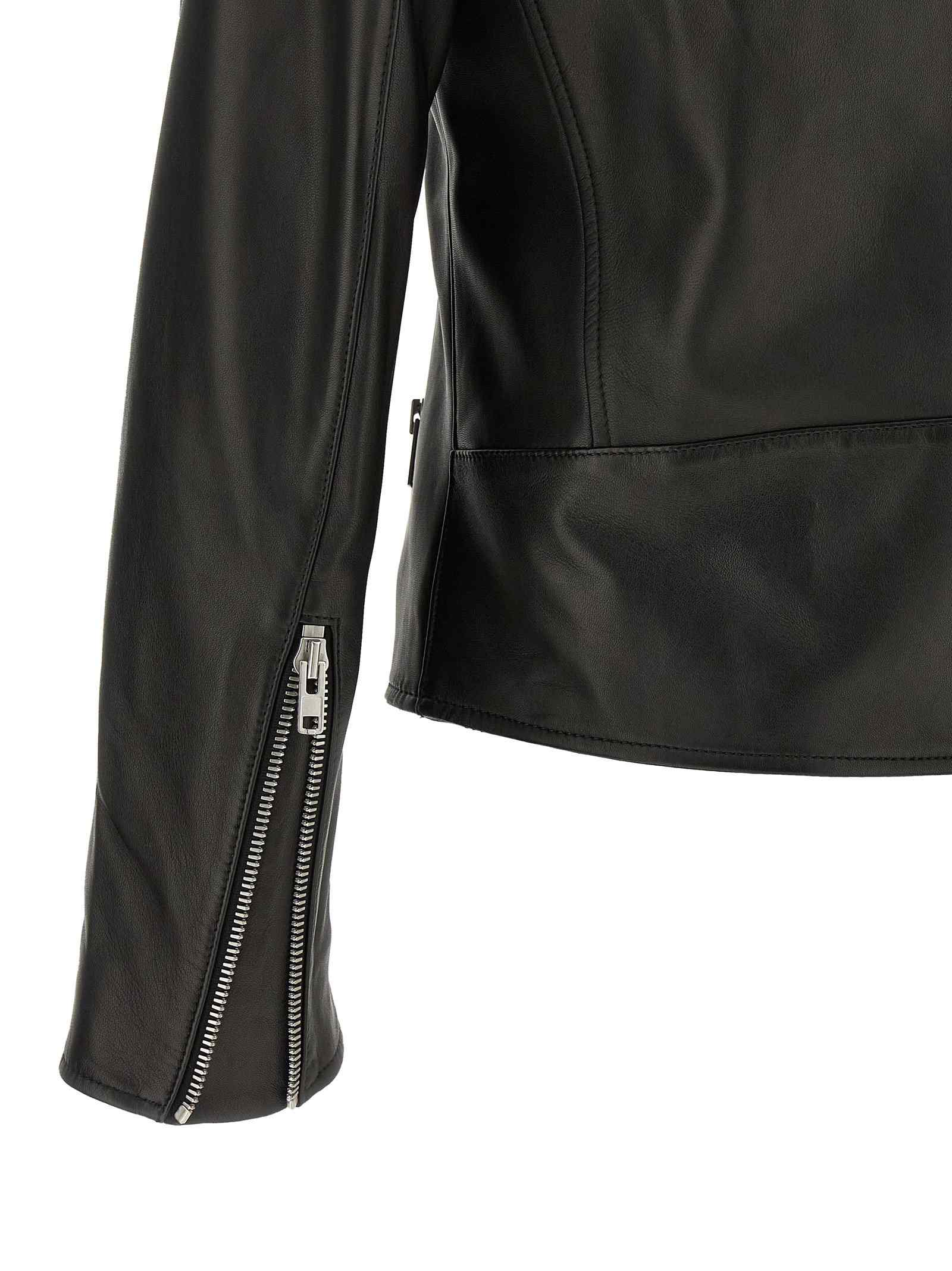 Maison Margiela 5-zip Leather Jacket