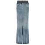Maison Margiela Slits Denim Skirt