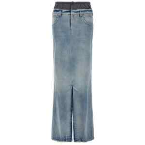 Maison Margiela Slits Denim Skirt
