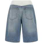 Mm6 Maison Margiela White Carré Bermuda Shorts