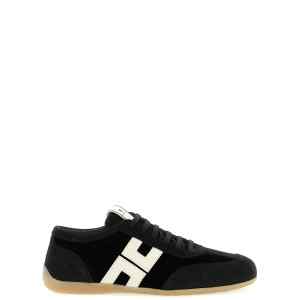 Elisabetta Franchi Nappa And Velvet Sneakers