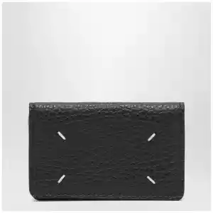 Maison Margiela Black Four Stitches card holder