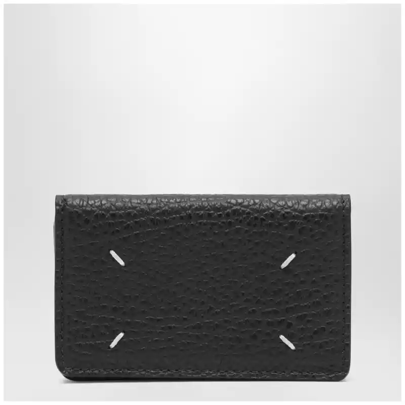 SA3VX0008UP4455_T_MARGI-T8013.a Maison Margiela Black Four Stitches card holder