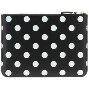 Comme Des Garcons Wallet Polka Dots Printed Wallet