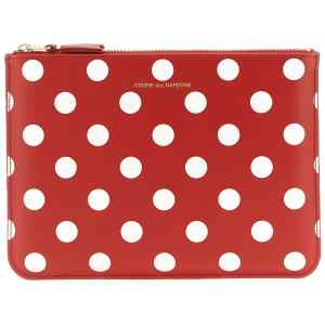 Comme Des Garcons Wallet Polka Dots Printed Wallet