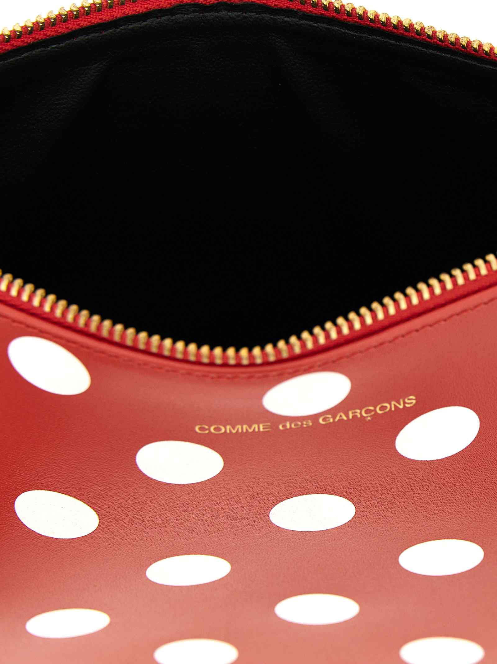 Comme Des Garcons Wallet Polka Dots Printed Wallet