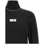 Mm6 Maison Margiela Turtleneck Sweater With Contrast Stitching