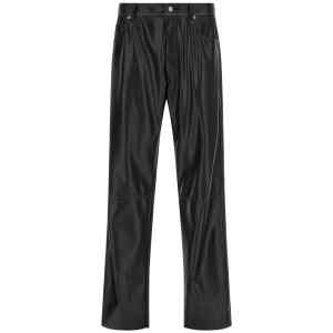 Mm6 Maison Margiela Leather-effect Pants