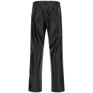 Mm6 Maison Margiela Leather-effect Pants