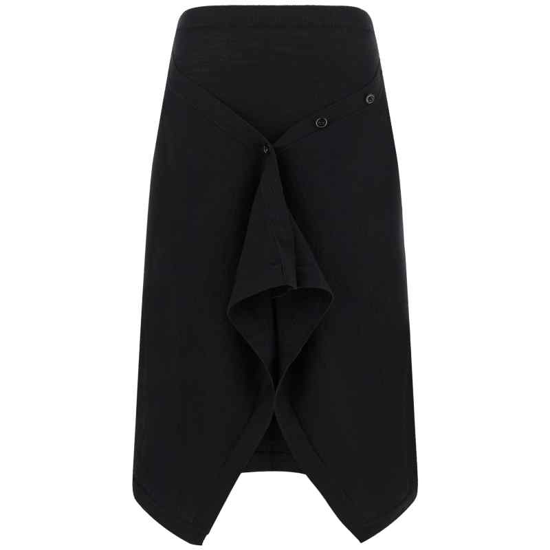 Lemaire Button Asymmetrical Skirt
