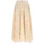 Elie Saab Carving Embroidery Skirt