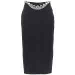 David Koma Puffer Circle Embroidery Skirt