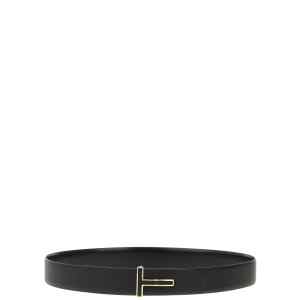 Tom Ford Logo Buckle Reversible Belt