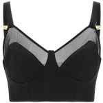 Elisabetta Franchi Cool Wool And Tulle Top