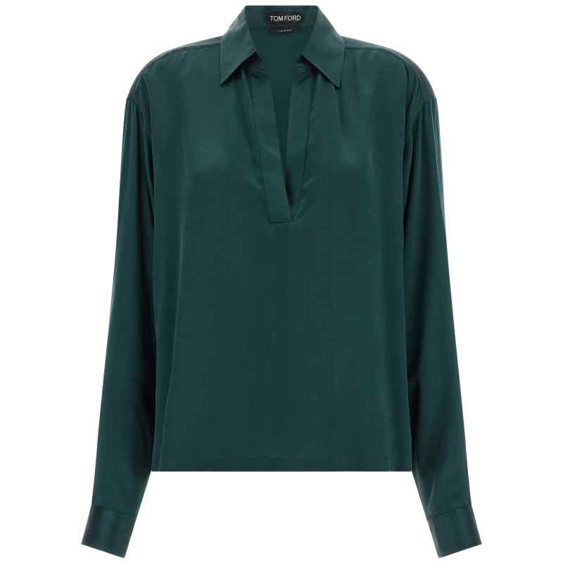 TS2144FAX1720GDV_01_M_2026-07-03T10-07-43.543Z Tom Ford Satin Silk Polo Shirt