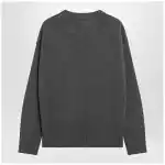 Ami Paris Ami de Coeur sweater in grey virgin wool