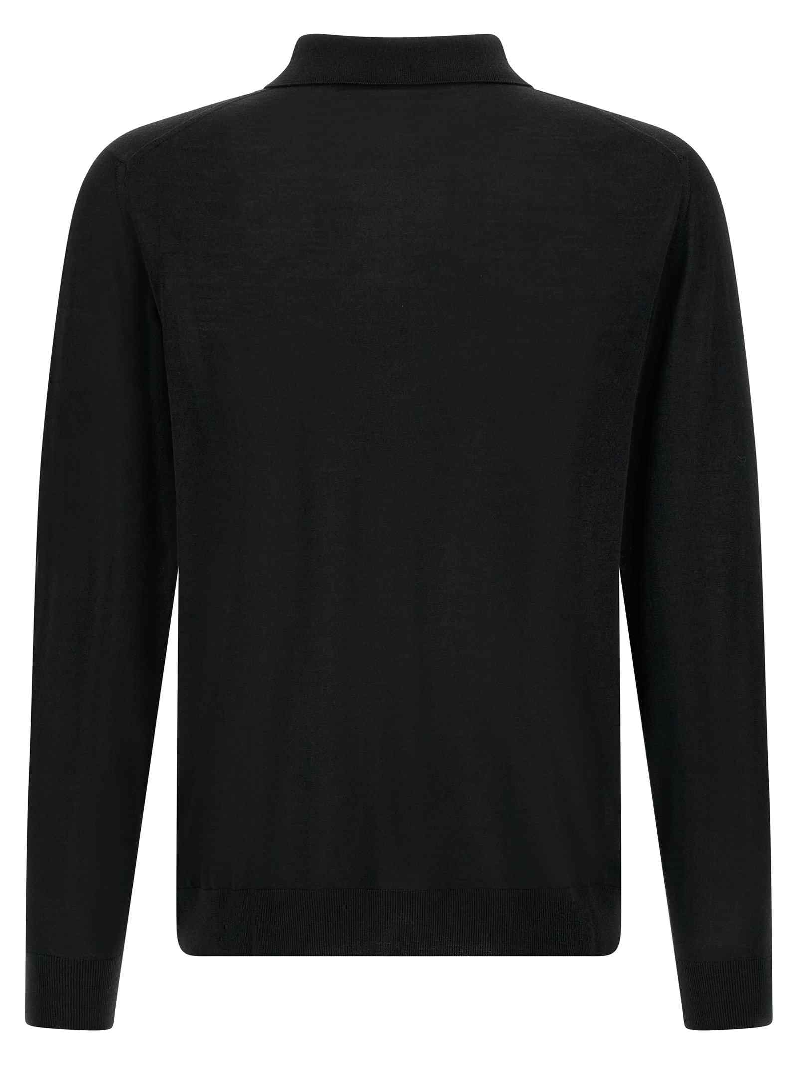 Kiton Wool Polo Shirt 14 Microns