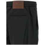 Kiton Red Button Pants