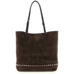 Valentino Garavani Rockstud Medium Suede Shoulder Bag