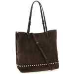 Valentino Garavani Rockstud Medium Suede Shoulder Bag