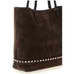 Valentino Garavani Rockstud Medium Suede Shoulder Bag