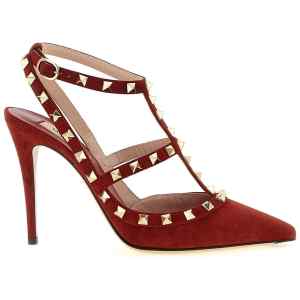 Valentino Garavani Rockstudankle Strap Pumps