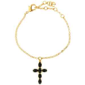 Dolce & Gabbana Crystal Cross Bracelet