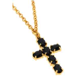 Dolce & Gabbana Crystal Cross Bracelet