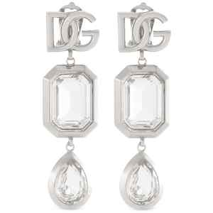 Dolce & Gabbana Pendant Earrings With Crystals