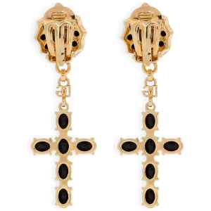 Dolce & Gabbana Cross Pendant Earrings