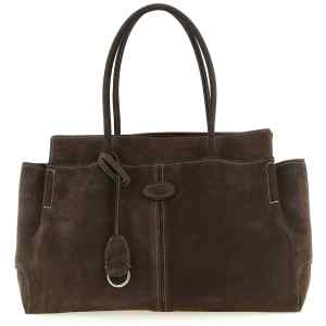 Tod's Medium Suede Shopping Bag