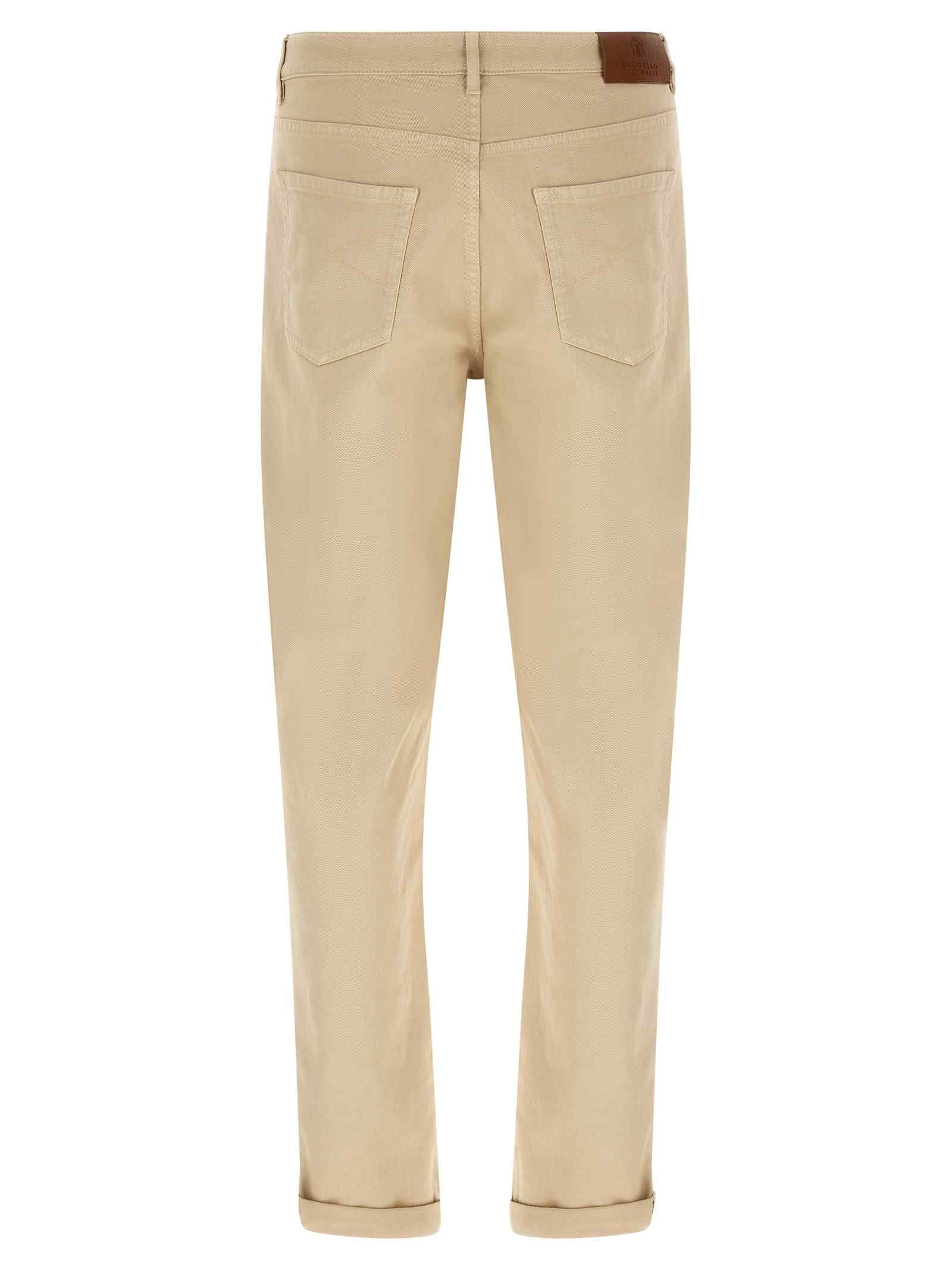 Brunello Cucinelli Coat Of Arms Embroidery Jeans