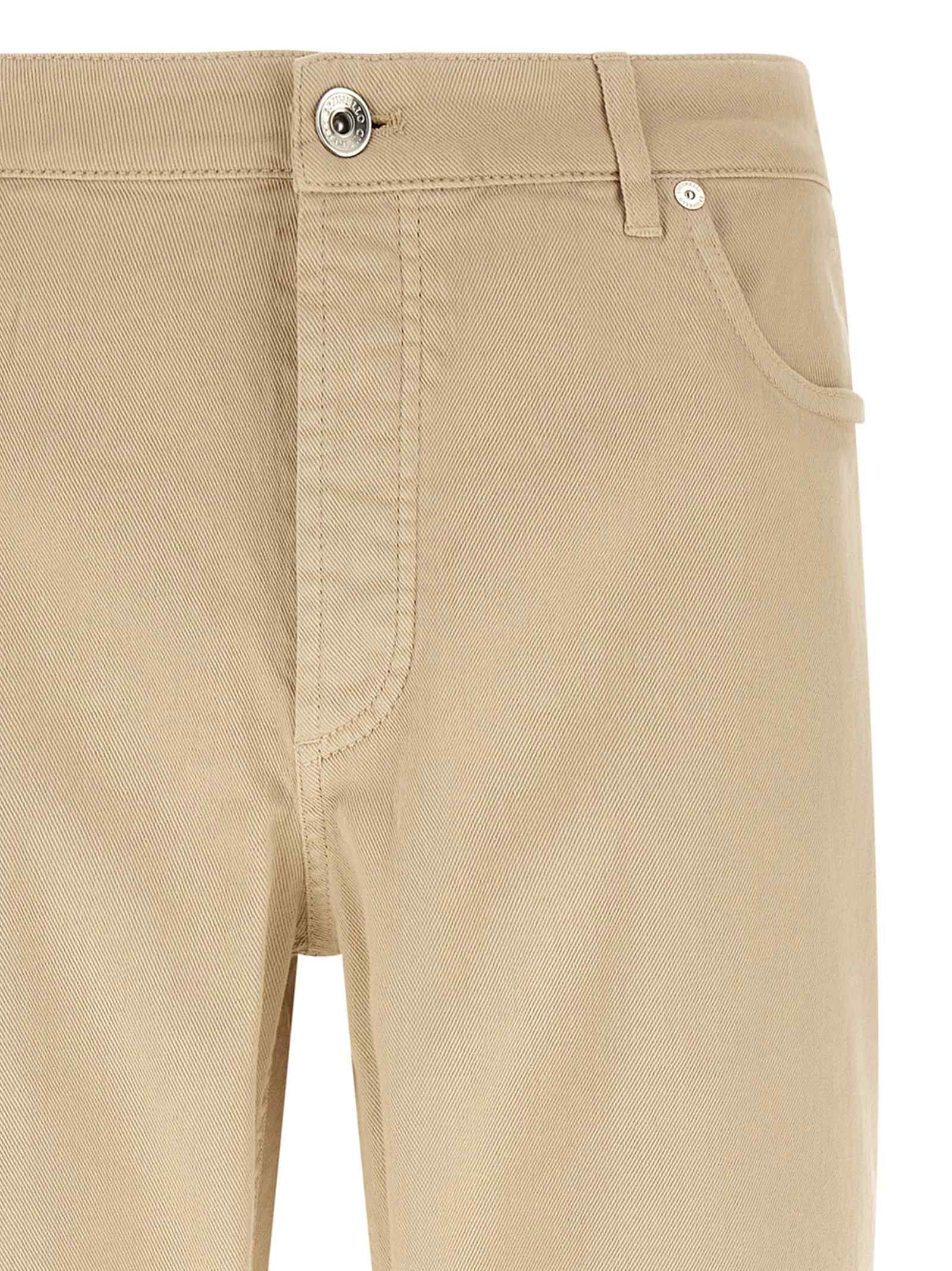 Brunello Cucinelli Coat Of Arms Embroidery Jeans