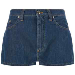 Versace Chambray Denim Shorts