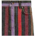 Versace Striped Denim Skirt