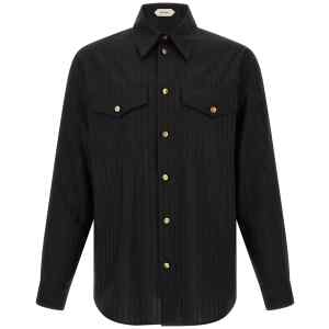 Versace Jacquard Silk Shirt