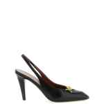 Versace La Medusa Leather Slingbacks