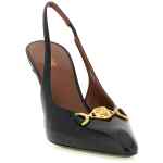 Versace La Medusa Leather Slingbacks