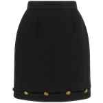 Versace Grain De Poudre Wool Skirt