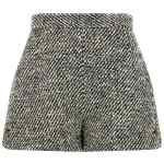 Versace Bouclé Wool Shorts