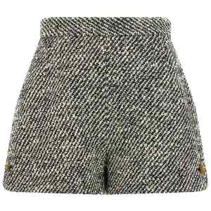 Versace Bouclé Wool Shorts