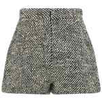 Versace Bouclé Wool Shorts
