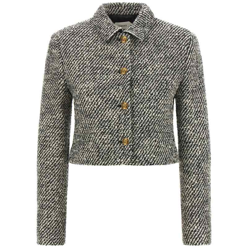 10269391A192342BS70_01_M_2026-07-30T09-08-23.332Z Versace Bouclé Wool Blend Blouson Jacket